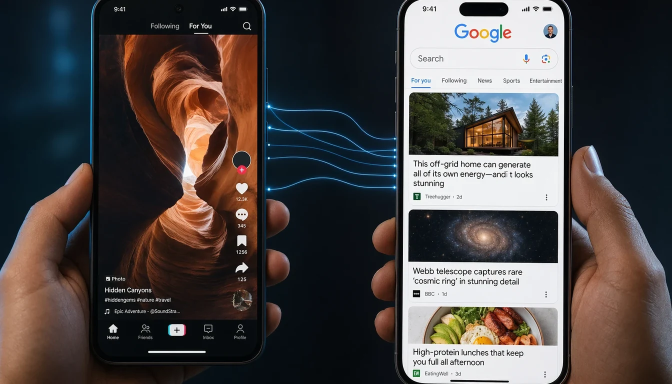 From search to recommendation: how Discover stole the TikTok model from editorial content