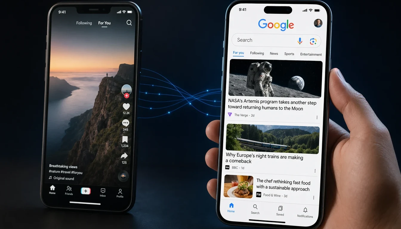 De la recherche à la recommandation : Discover a volé le modèle TikTok