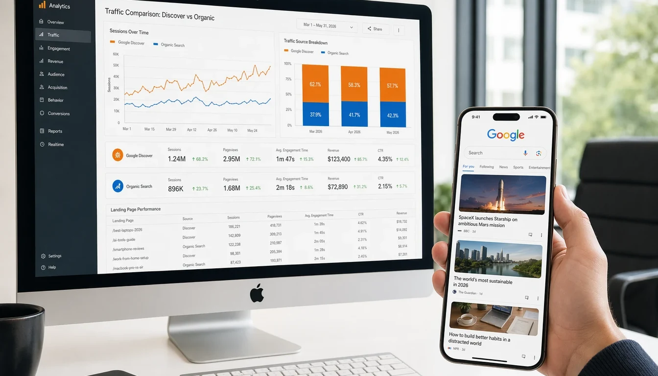 Google Discover peut-il remplacer le SEO traditionnel ? La réponse chiffrée